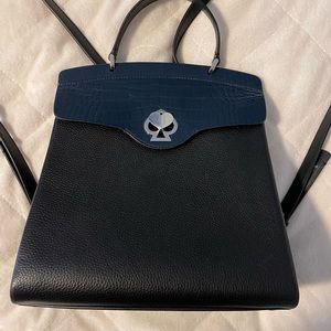 Well loved Authentic Kate Spade Romy Croc-Embossed Color-block Backpack